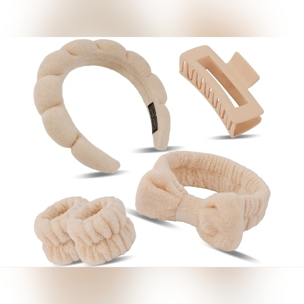Beige Hairโ Accessories Set